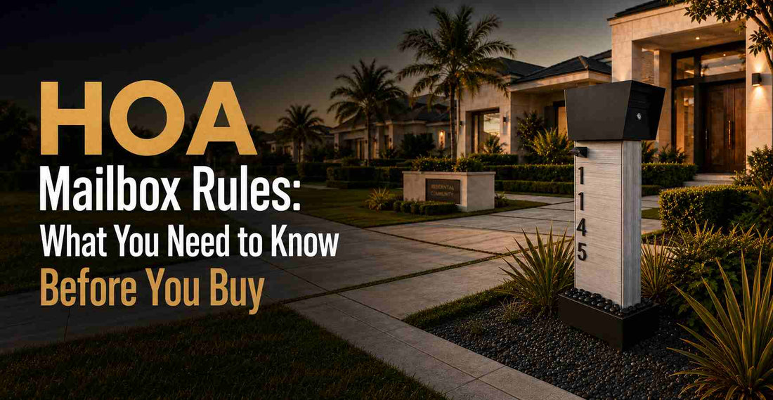 Reglas de HOA para buzones: qué saber antes de comprar