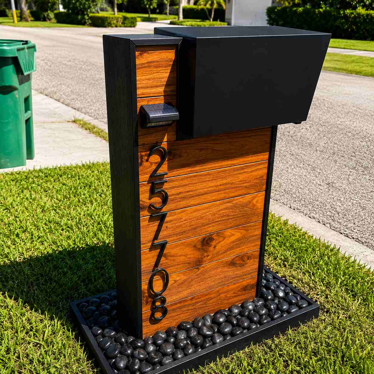 Buzón de Madera Dura de Jatobá con Montaje Superior