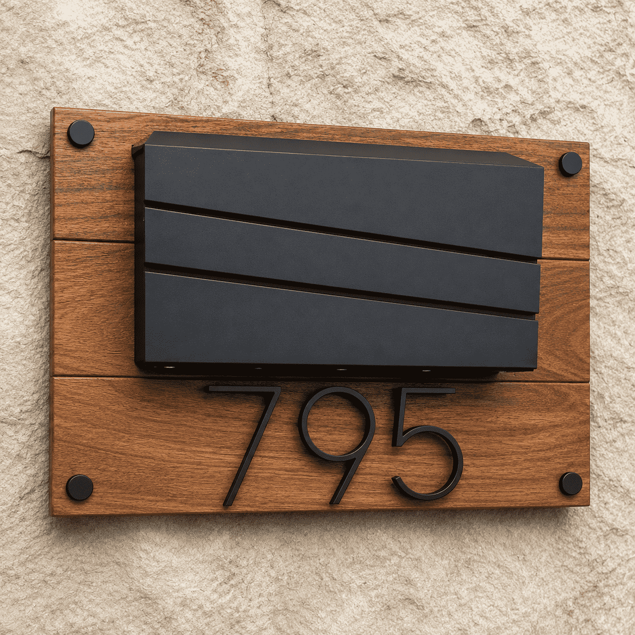 Letrero de Dirección de Madera – Madera de Cumarú