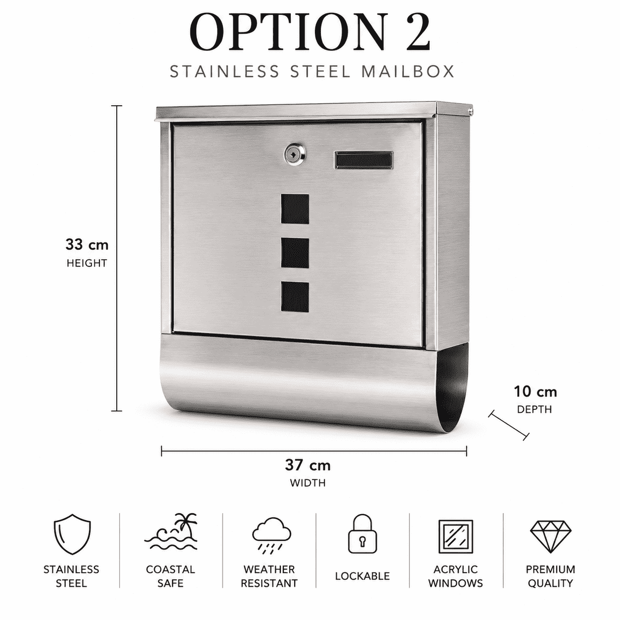 Composite Side-Mount Mailbox